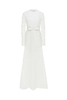 MAURENE DRESS WHITE EMBROIERED TULLE