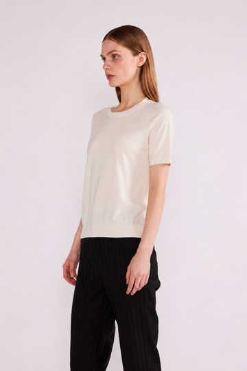 BONNIE JUMPER (W/O EMBELLISHMENT) BABY CASHMERE IVORY - COMING SOON