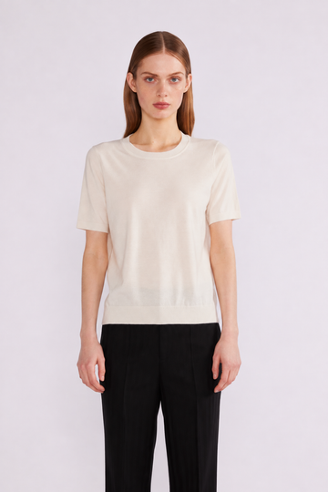 BONNIE JUMPER (W/O EMBELLISHMENT) BABY CASHMERE IVORY - COMING SOON