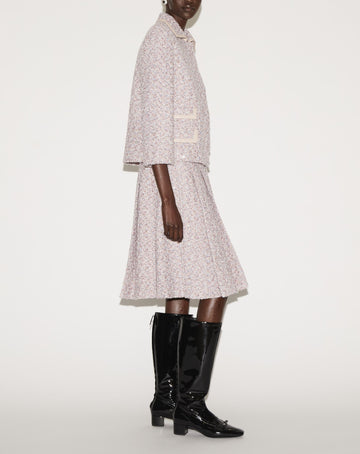 FAY SKIRT PINK TWEED