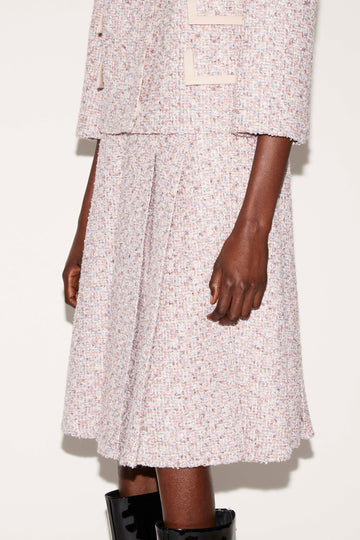 FAY SKIRT PINK TWEED