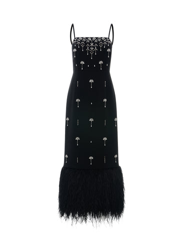 ASTRA MIDI DRESS CREPE BLACK - COMING SOON