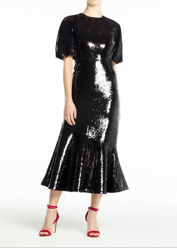 HEIDI DRESS JET BLACK