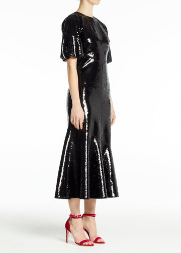 HEIDI DRESS JET BLACK
