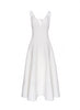 BRIDGET DRESS WHITE SCUBA