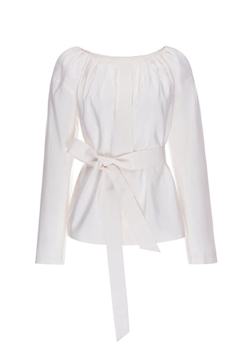 ALVA JACKET WHITE TAFFETA