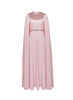 KYLIE GOWN PINK EMBELLISHED CREPE JERSEY