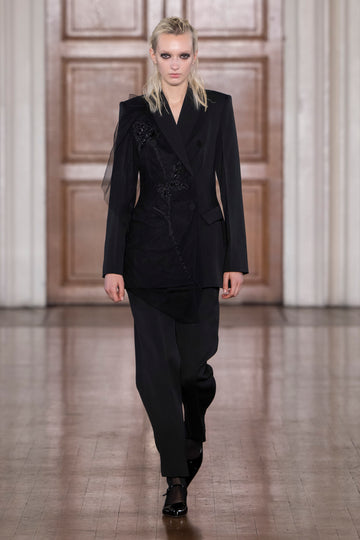 ATLAS JACKET BLACK EMBELLISHED TAILORING