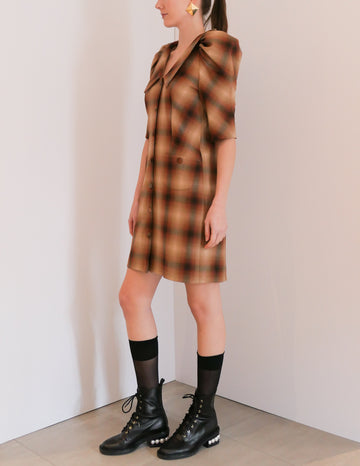 AMANDA DRESS TERRACOTTA