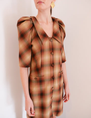 AMANDA DRESS TERRACOTTA