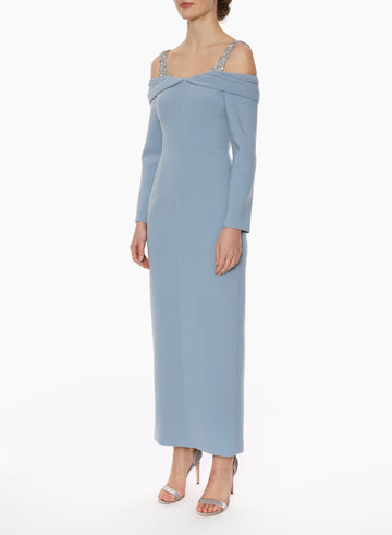 LINA DRESS MAGENTA CREPE