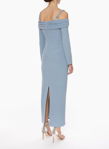 LINA DRESS MAGENTA CREPE