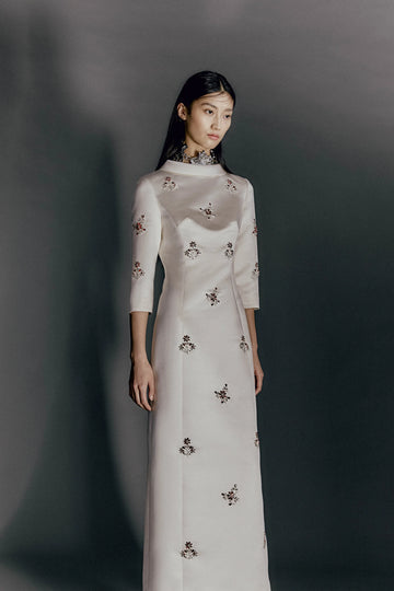 BRIANNA DRESS IVORY DOUCHESSE