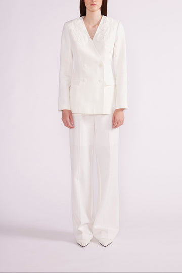 ALORA JACKET WHITE LINEN - PRE-ORDER