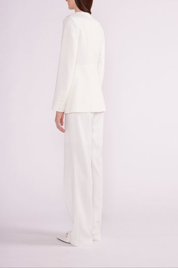 EMILIO TROUSERS WHITE LINEN - PRE-ORDER