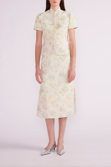 DANNY TOP IVORY MULTI JACQUARD - PRE-ORDER
