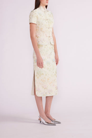 DANNY TOP IVORY MULTI JACQUARD - PRE-ORDER