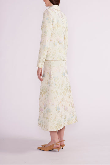 BRIDGET JACKET IVORY MULTI JACQUARD - PRE-ORDER