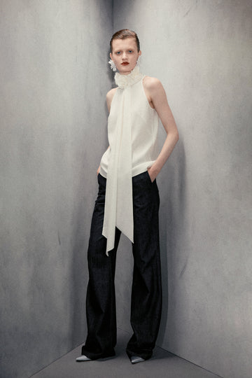BREE TROUSERS BLACK NOVELTY TAILORING *PRE-ORDER*