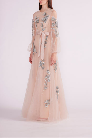 BLIGNY GOWN BLUSH TULLE - PRE-ORDER