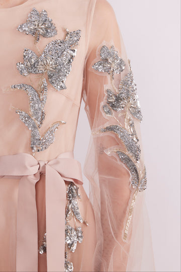BLIGNY GOWN BLUSH TULLE - PRE-ORDER