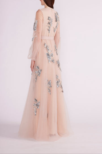 BLIGNY GOWN BLUSH TULLE - PRE-ORDER