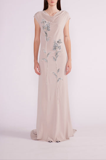 COSETTE GOWN STONE JERSEY CREPE - PRE-ORDER