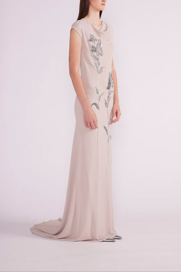 COSETTE GOWN STONE JERSEY CREPE - PRE-ORDER