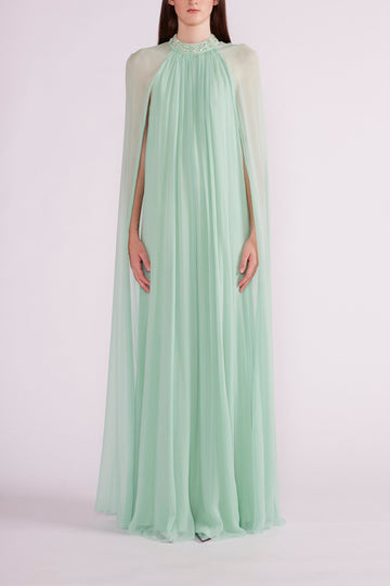 ELINDA GOWN MINT CHIFFON - PRE-ORDER