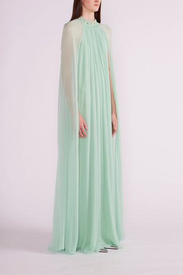 ELINDA GOWN MINT CHIFFON - PRE-ORDER