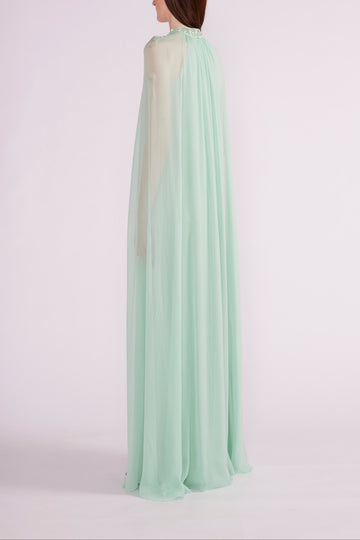 ELINDA GOWN MINT CHIFFON - PRE-ORDER