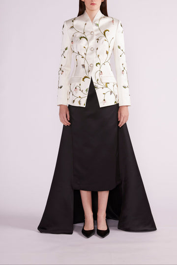 NELI MIDI SKIRT BLACK DOUCHESSE - PRE-ORDER