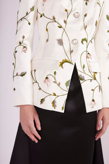 ANDREW JACKET IVORY DOUCHESSE - PRE-ORDER