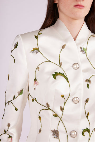 ANDREW JACKET IVORY DOUCHESSE - PRE-ORDER