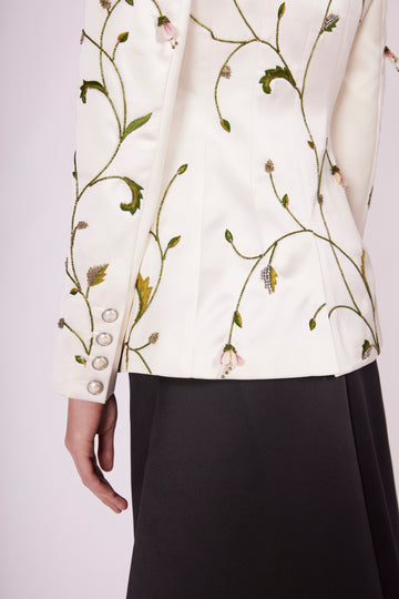 ANDREW JACKET IVORY DOUCHESSE - PRE-ORDER