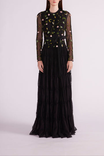 AUGUSTA GOWN BLACK TULLE - PRE-ORDER