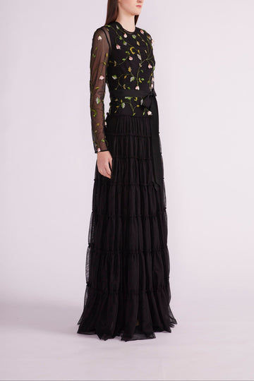 AUGUSTA GOWN BLACK TULLE - PRE-ORDER