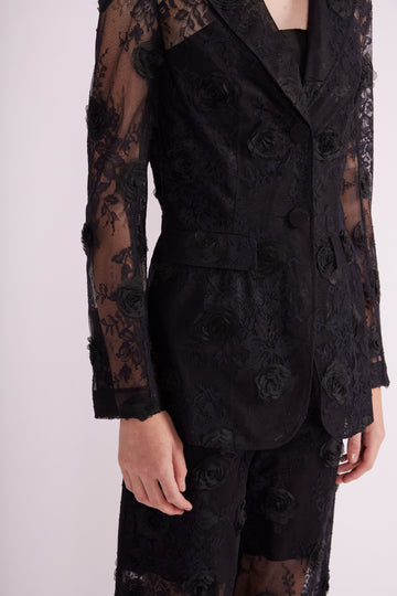 ESTELLE JACKET BLACK LACE - PRE-ORDER