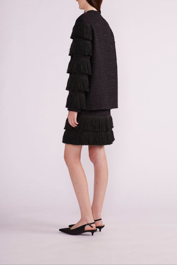 ASTRID JACKET BLACK TWEED - PRE-ORDER