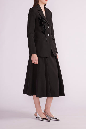 ESTELLE JACKET BLACK LINEN - PRE-ORDER
