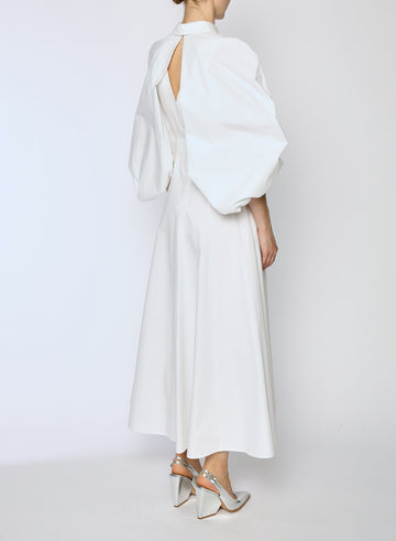 PAT DRESS WHITE COTTON
