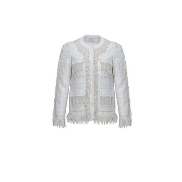 CECILE JACKET WHITE TWEED