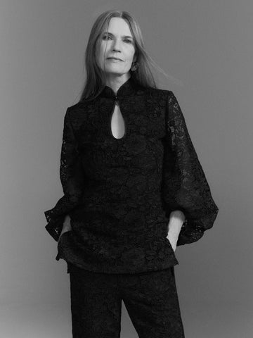 JUN TROUSERS BLACK LACE