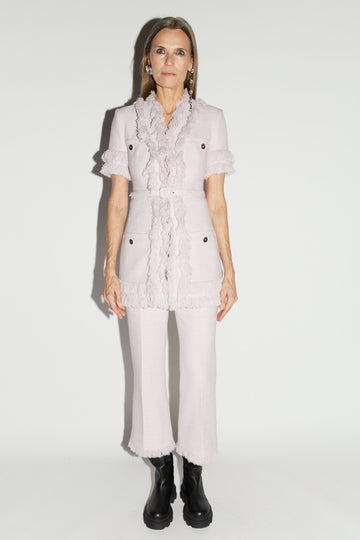 RENYA VEST LAVENDER TWEED