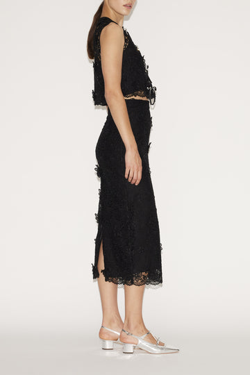 OAKLEY SKIRT BLACK LACE