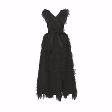 IRINA GOWN ORG BLACK
