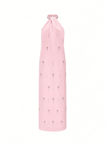 VIC MIDI DRESS PALE PINK SABLE