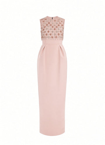 JULIA GOWN PALE PINK DOUCHESSE