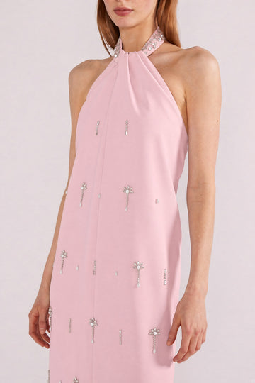 VIC MIDI DRESS PALE PINK SABLE