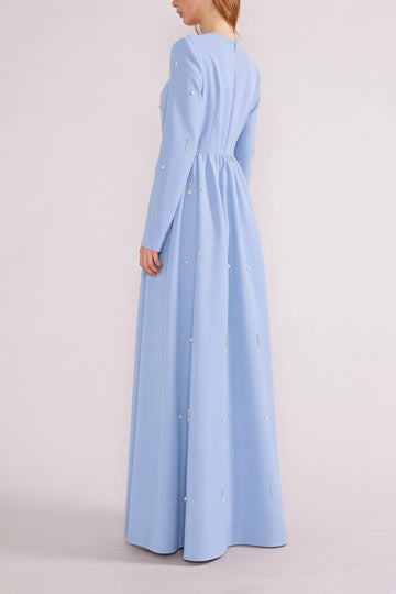 DELPHI GOWN SABLE PALE BLUE